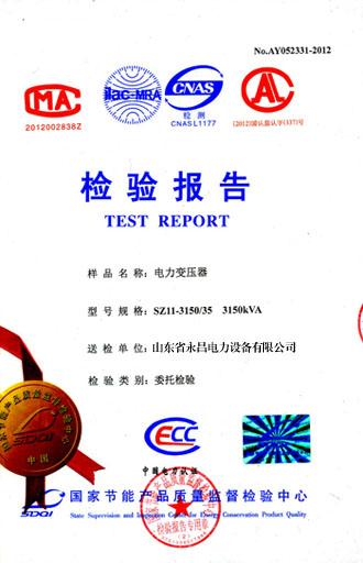 菏泽电力变压器检测报告